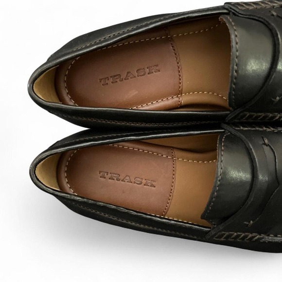 NWOT TRASK Sheepskin Leather loafers Mens US10 Leather Soles/Lining/Stacked Heel main image 7